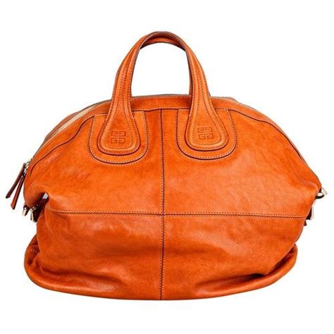 Nightingale leather handbag Givenchy Orange in Leather